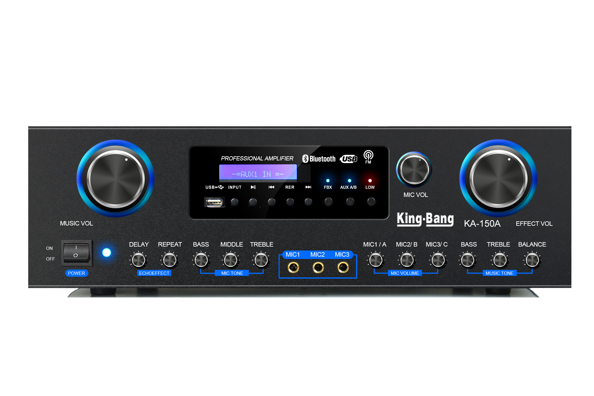 150W蓝牙、MP3卡包功放 KA-150A