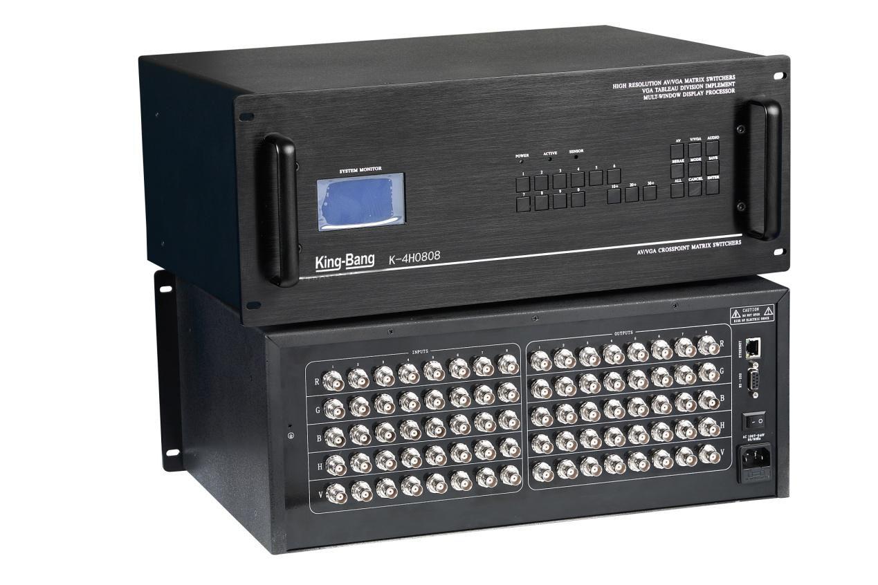 RGB八进四出模拟矩阵切换器K-4R0804