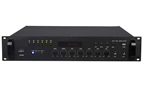 带MP3六分区合并式广播功放    K-650MB